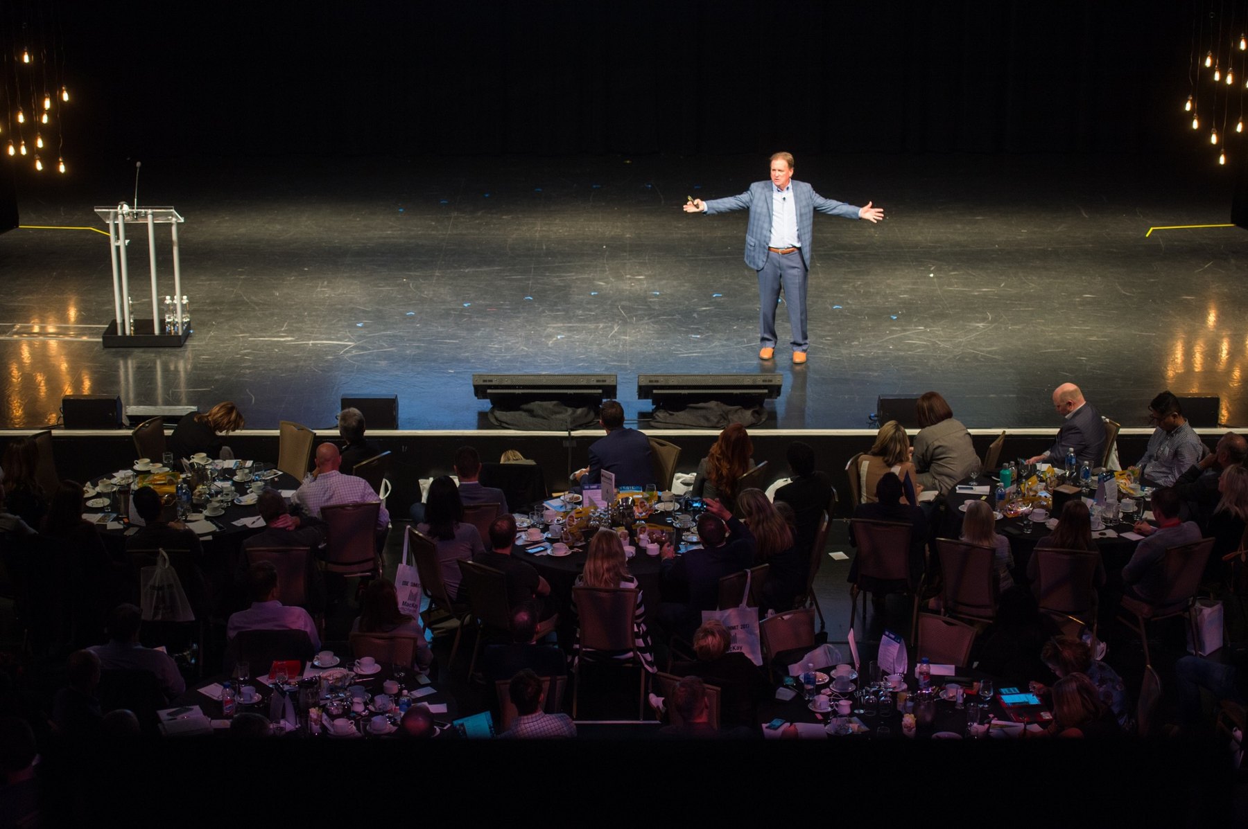 Jim Carroll engaging a conference audience